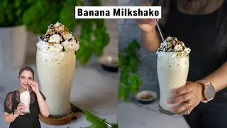 🍌ONE SIP OF THIS BANANA MILKSHAKE & YOU&rsquo;LL NEVER ORDER CAFE SHAKES AGAIN❗