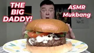 ASMR - Eating A BIG DADDY BURGER For Lunch With An Ice Cold Cola