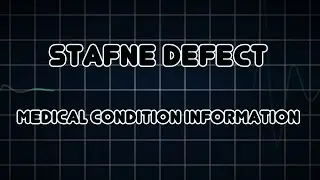 Stafne defect (Medical Condition)