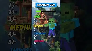 Think You're a Minecraft Mob Expert? Name These Mobs! #shorts #quiz #trivia #minecraft