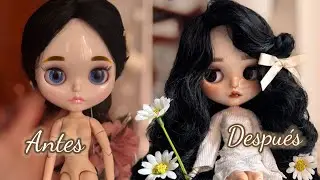 Personalizacion Blythe Doll Antes y Despu&eacute;s /Custom Blythe Doll Before & After