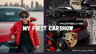 My first car show vlog✨👍#vlog #firstvlog #lamborghini #yt #trending #foryou #porsche911 #porsche #