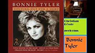 Holding Out For A Hero - Bonnie Tyler - Instrumental with lyrics  [subtitles]