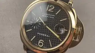 Panerai Luminor Marina Carbon Fiber Dial PAM00140 - Hands-on Review and Feature Overview