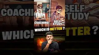 Self Study vs Coaching: CLAT 2026 Preparation Ke Liye Kya Better Hoga? 🤔| Let's Find Out 🔎| #shorts