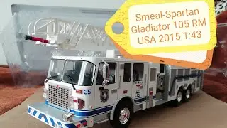 Smeal-Spartan Gladiator 105 RM USA 2015 Centauria Scale 1/43 diecast model fire truck