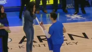 Kentucky's Derek Willis Proposes On Senior Night | CampusInsiders