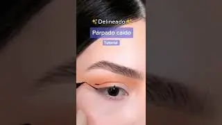 T&Uacute;TORIAL DE DELINEADO PARA P&Aacute;LPEBRA CAIDA 💜 #palpebracaida #delineadopalpebracaida