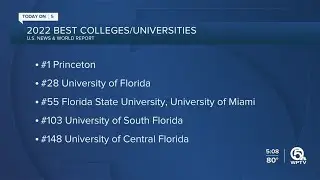 Florida universities top higher education rankings
