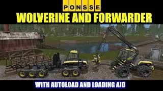Farming Simulator 17 - Ponsse Wolverine and Forwarder Forestry Equipment 