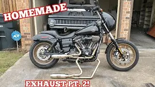 Building Custom Exhaust For My 2017 Low Rider S Part 2!!