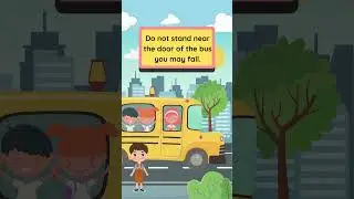 Safety in the bus or car #kids #shorts #learning