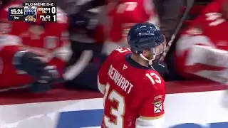 Wow! Sam Reinhart d&eacute;culotte Ekholm et marque en tombant! 😱