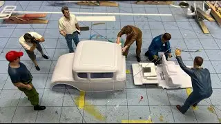 Обновление №1 по освещению и сборке купе Revell 30 Model A