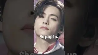 Because she played all of us. | Taehyung&rsquo;s biggest mistake 💔 #shorts #btsff #taehyung