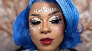 Soft Glam Makeup Tutorial Live| Crystals and Glitter Glam| #shorts #viral #trending #youtubeshorts