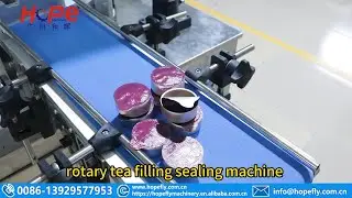 rotary tea filling sealing machine