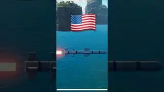 RGM-84 HARPOON || American small-range naval missile launch #modernwarships #shorts