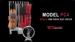 Moble Rescue Suit Dryer, Hazmat Suit Dryer  Model PC4 4 stn Portable