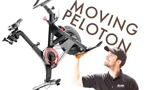 Moving a Peloton Bike, take off the screen.(bolt method)