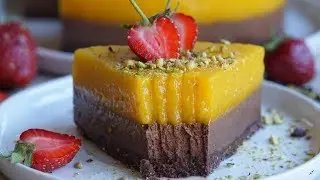 PASTEL VEGANO DE CHOCOLATE Y MANGO | CHEFBOSQUET