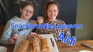 Wij gaan snackbroodjes proeven van de Aldi  #food #tasty #supermarkt