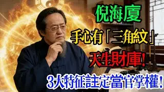 倪海廈：手心有「三角紋」，天生財庫！3 大特徵，註定當官掌權！