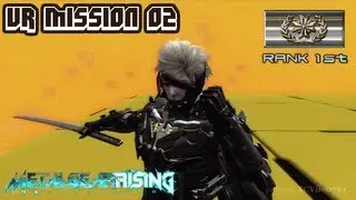 Metal Gear Rising: Revengeance - VR Mission 02 - Rank 1st (Gold) - Time: 00:35.36