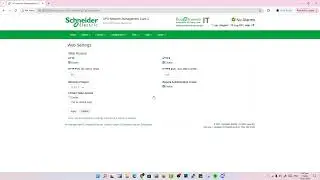 Navigating the APC AP9630J Web Console ( APC SMART-UPS )