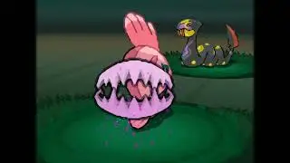 Pok&eacute;mon White Version 2 (Korean) - Catching Seviper (Hidden Grotto)