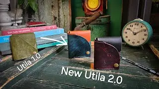 I made your favorite wallet even better. Utila 2.0 & Utila 2.0 Mini #leatherwallets #handmade #edc