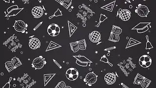 Back To School Background Stock Motion Graphics