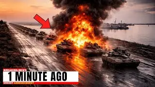 Ukrainian Drones Detected a Russian Armored Column Moving Forward &mdash; Then THIS Happened