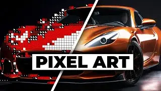 Pixel Art Mosaic Retro Reveal - Create Custom Shapes Animation Generator using Adobe After Effects