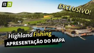 🌊 PRIMEIRA OLHADA NO NOVO MAPA KINLAIG da DLC Highlands Fishing | Farming Simulator 25