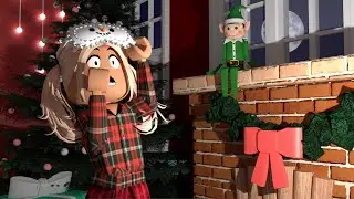 Рождественская ночёвка Дейзи! *Призрачный эльф на полке?* Ролевая игра в Roblox Bloxburg с озвучкой