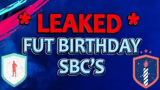 *LEAKED* FIFA 19 FUTBIRTHDAY SBC'S , MAKE COINS QUICK