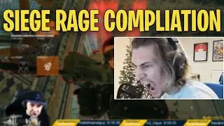 THE BIGGEST RAINBOW SIX SIEGE RAGE COMPILATION (ft. Streamers)