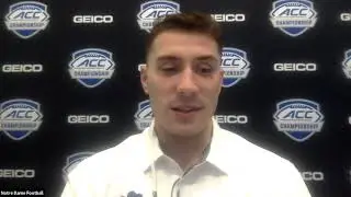 @NDFootball | Ian Book Press Conference - Clemson (12.19.20)