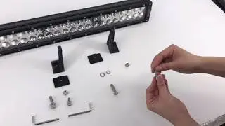 How to install dual row Cree led light bar