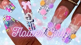 Trying 3D Nail Charms and 3D Water Drops on Short and Long Nails - Super Cute Summer Nail Art Ideas