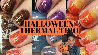 Halloween Thermal Trio Paint It Pretty Polish Live Swatches | Streets Ahead Style