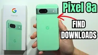 Google Pixel 8a: Find Downloads - Locate Download Folder #pixel8a