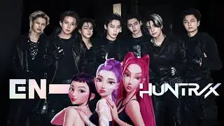 ENHYPEN & HUNTRIX: Knife x How It's Done [KPOP MASHUP] 엔하이픈& 헌트릭스 (케이팝 데몬 헌터스)