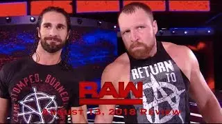 WWE RAW Live Review 8/13/2018