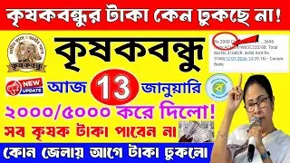 কৃষকবন্ধু প্রকল্পের টাকা কেন ঢুকছে না | krishak bandhu new update 2025 | kisok bondhu taka kobe pabo