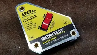 Harbor Freight Berger 90lb/40Kg Welding Magnet Review