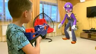 Nerf Game Богдан против Босса Марио