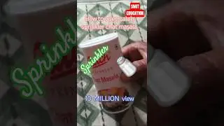 how to open sprinkler chat masala