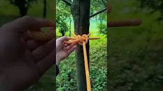 Ancient Knot Trick for Heavy Lifting and Dragging #knot #technique #knowledge